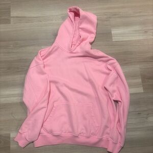 Abercrombie & Fitch Light Pink Fleece Hoodie